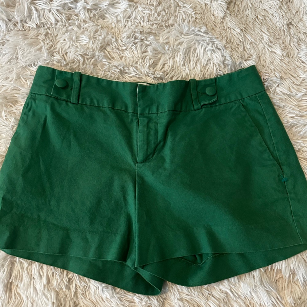 Banana Republic High Waist Green Shorts